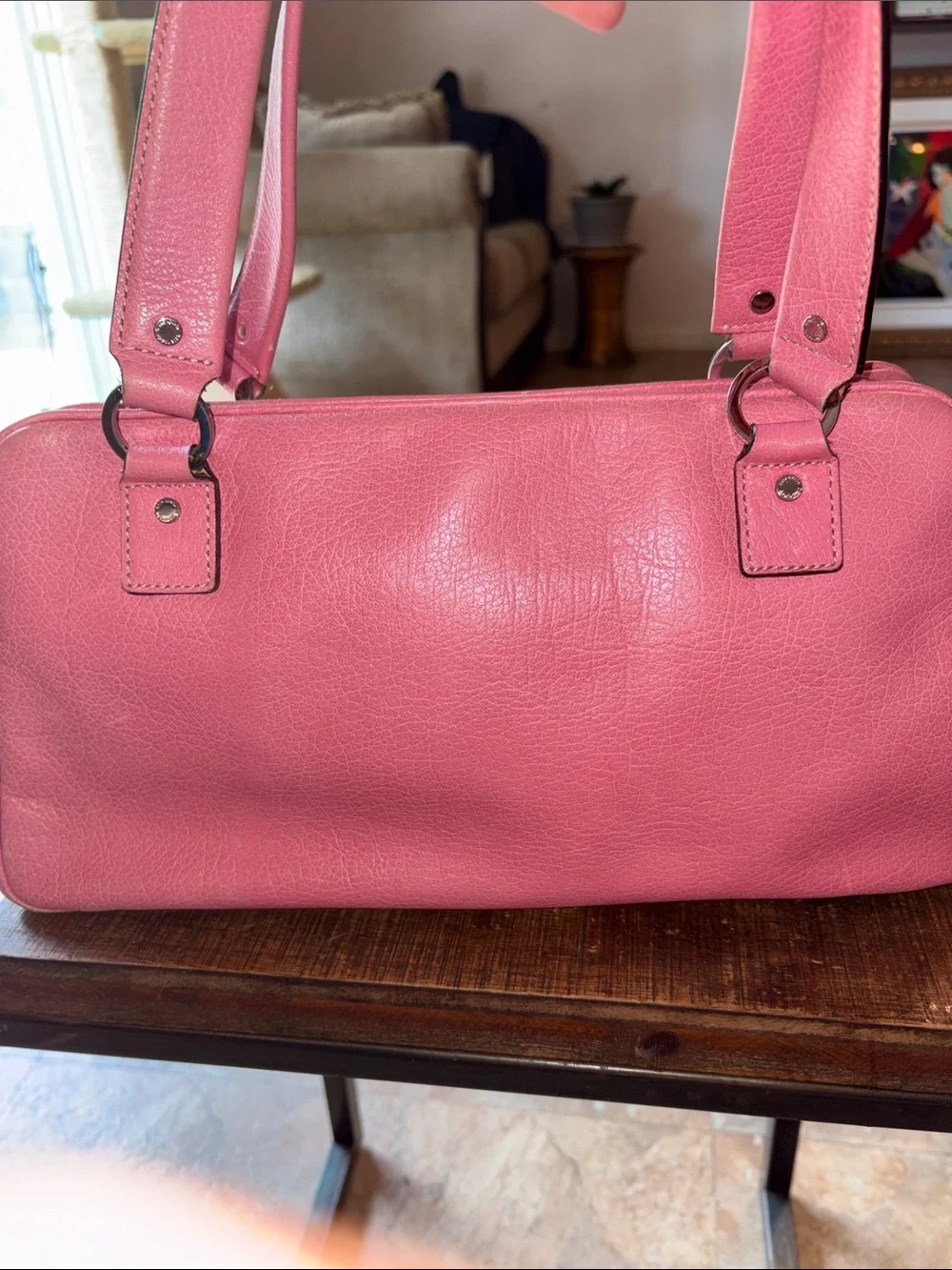 Leather KATE SPADE Women's Pink Leather Shoulder Bag
